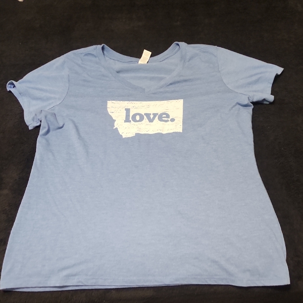 Blue Love Graphic Tee